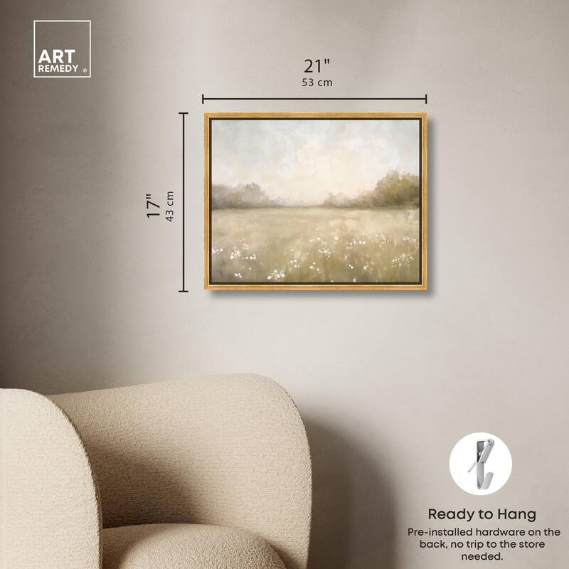 Peaceful Expanse Canvas by Art Remedy