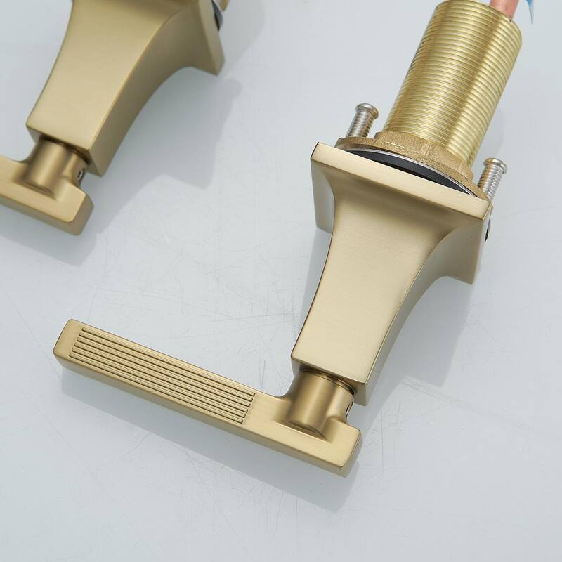 Double-handle Widespread Bathroom Faucet