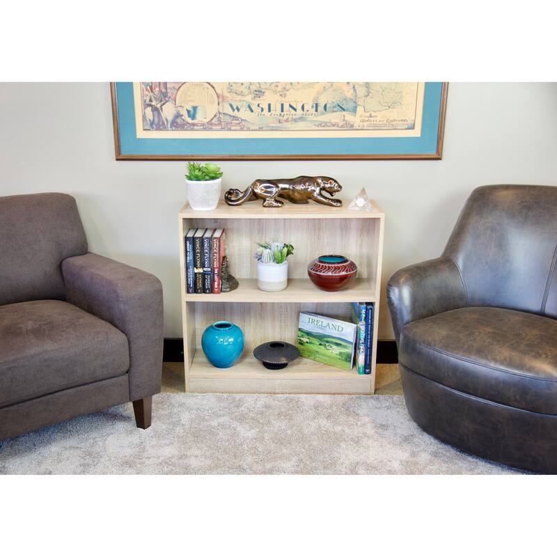 Slide Logic 3 Tier 30"H x 32"W Bookcase