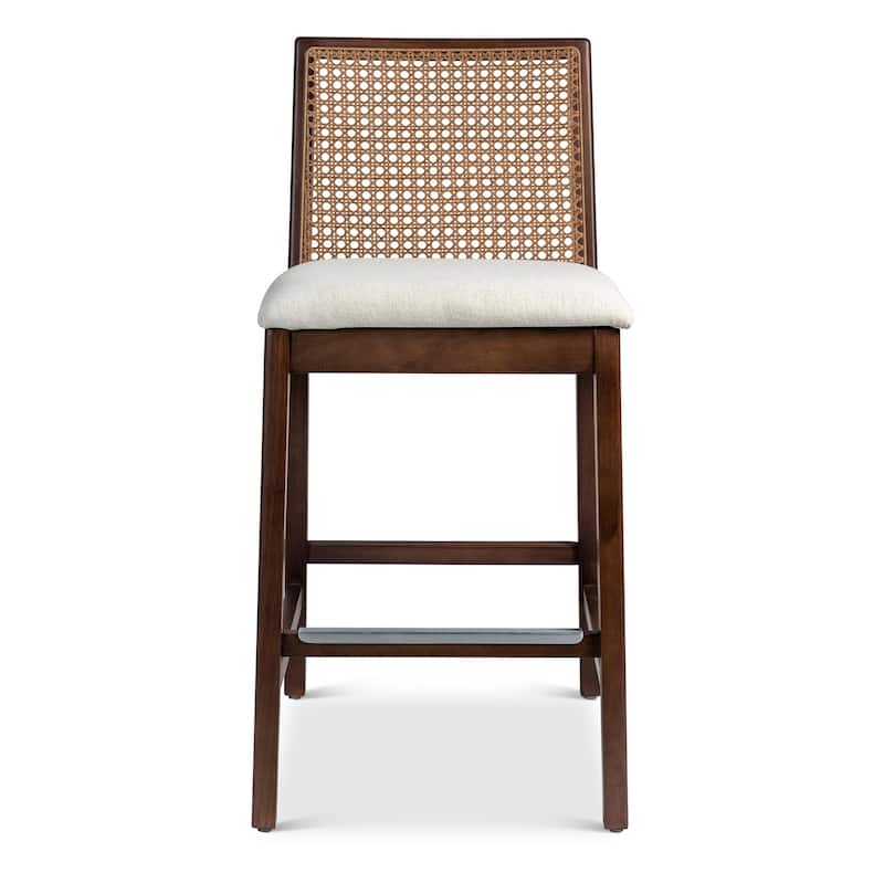 Urbia Nardia Cane Counter and Bar Stool - Medley Ivory, Nogal