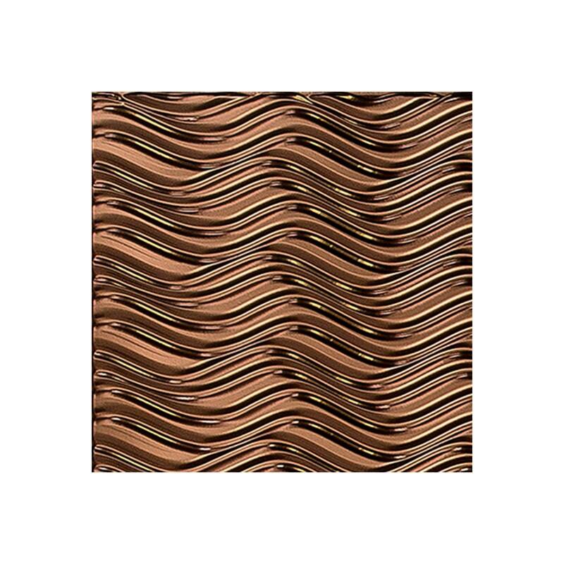 FASÄDE Current Horizontal 4-foot x 8-foot PVC Wall Panel in Oil Rubbed Bronze - Sample