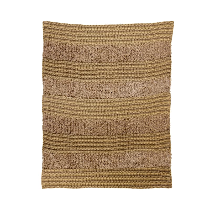 Donna Sharp Plush Knit Throw - Camel