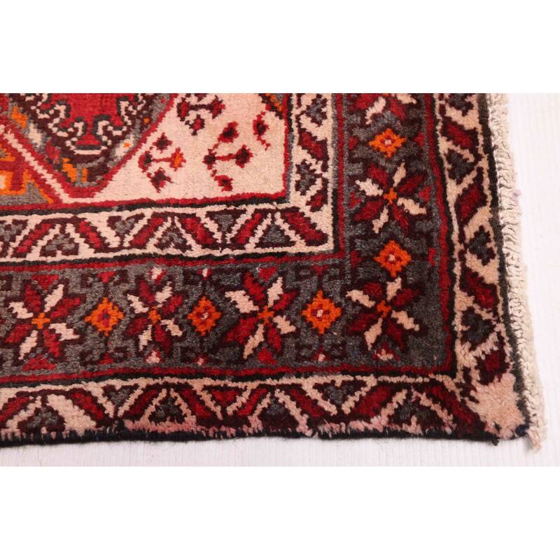ECARPETGALLERY Hand-knotted Konya Anatolian Red Wool Rug - 4'11 x 9'10