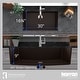 preview thumbnail 45 of 52, Karran Undermount 32.5 in. Large Single Bowl Quartz Kitchen Sink Kit