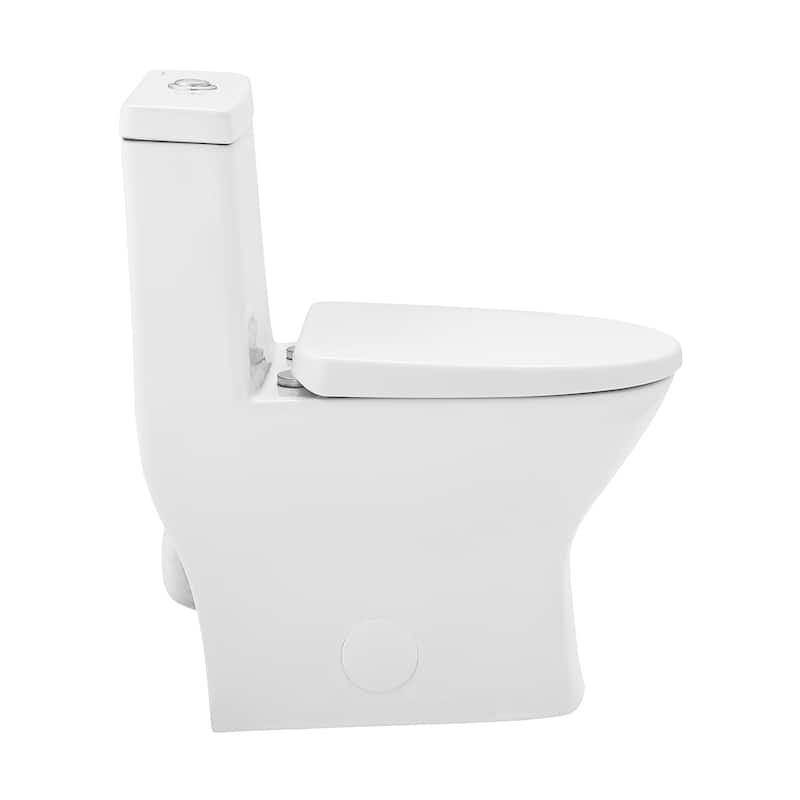 Sublime II Compact 24 Length One Piece Toilet Dual Flush 1.1/1.6 with 10" Rough-in