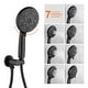 preview thumbnail 27 of 28, Wall Mount Tub Shower Faucet With Hand Shower Rainfall Shower System Set With Tub Spout Pressure Balance 10 Inch Shower Head Set