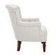 preview thumbnail 29 of 28, Corvus Sidmouth Tufted Fabric Oversized Club Chair