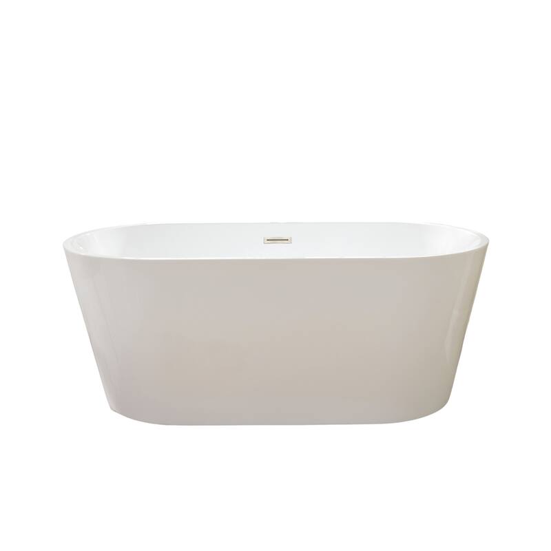 Vanity Art 67" Acrylic Freestanding Soaking Bathtub