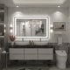 preview thumbnail 63 of 84, Extra Large Black Frame LED Bathroom Vanity Mirror with 3 Years Warranty and UL Certified
