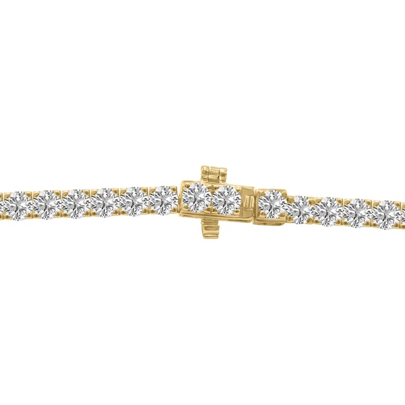 Marquee 10 Carat TW Lab Grown Diamond Tennis Bracelet in 14K Yellow Gold