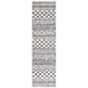 SAFAVIEH Arizona Shag Lotta Moroccan 1.2-inch Thick Rug - 2'3" x 8' Runner - Ivory/Black