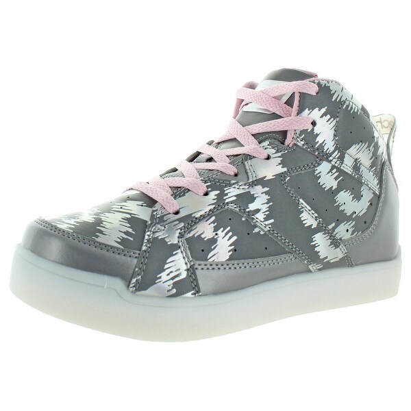 skechers girl high top sneakers