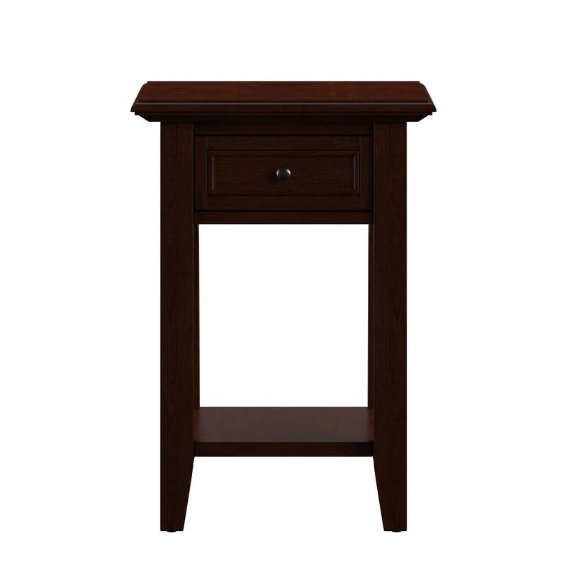 Zayden 1-drawer Side Table with Charging Station by iNSPIRE Q Bold