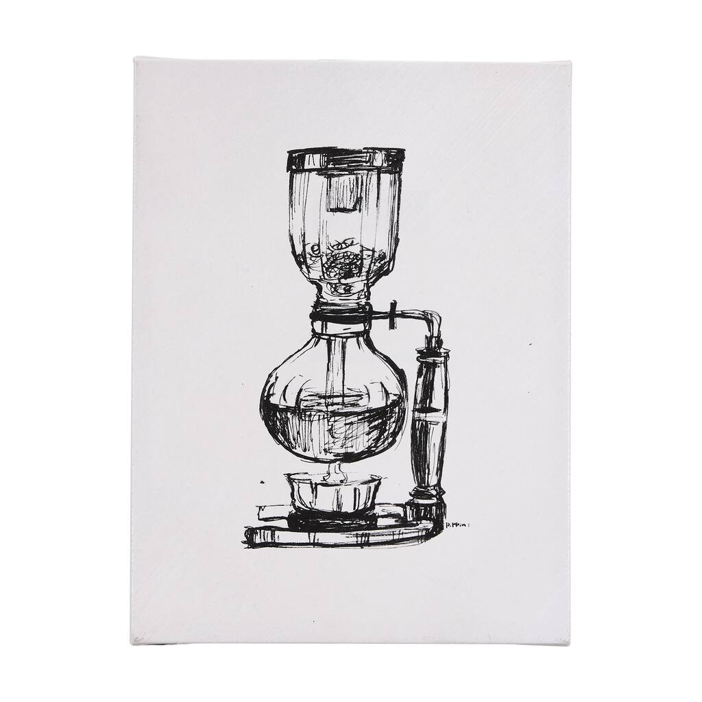 Siphon Coffee Maker (30 x 40) Canvas Art Print