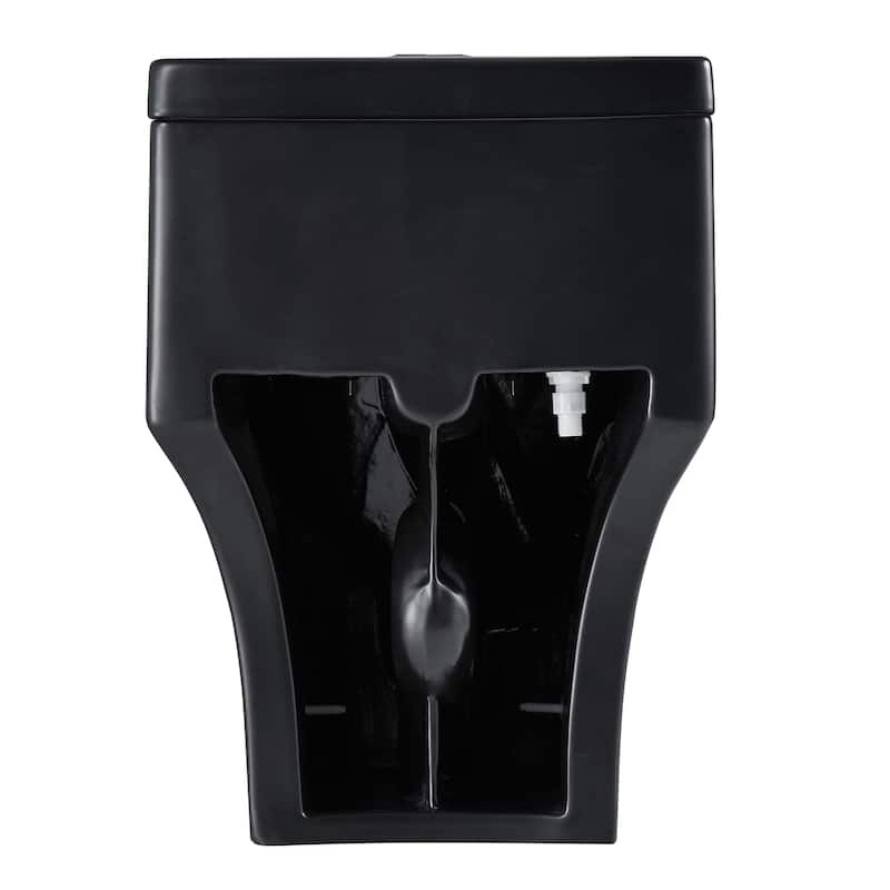 Fine Fixtures Dual-Flush One-Piece Toilet With High-Efficiency Flush, 12" Rough-in, Elongated bowl