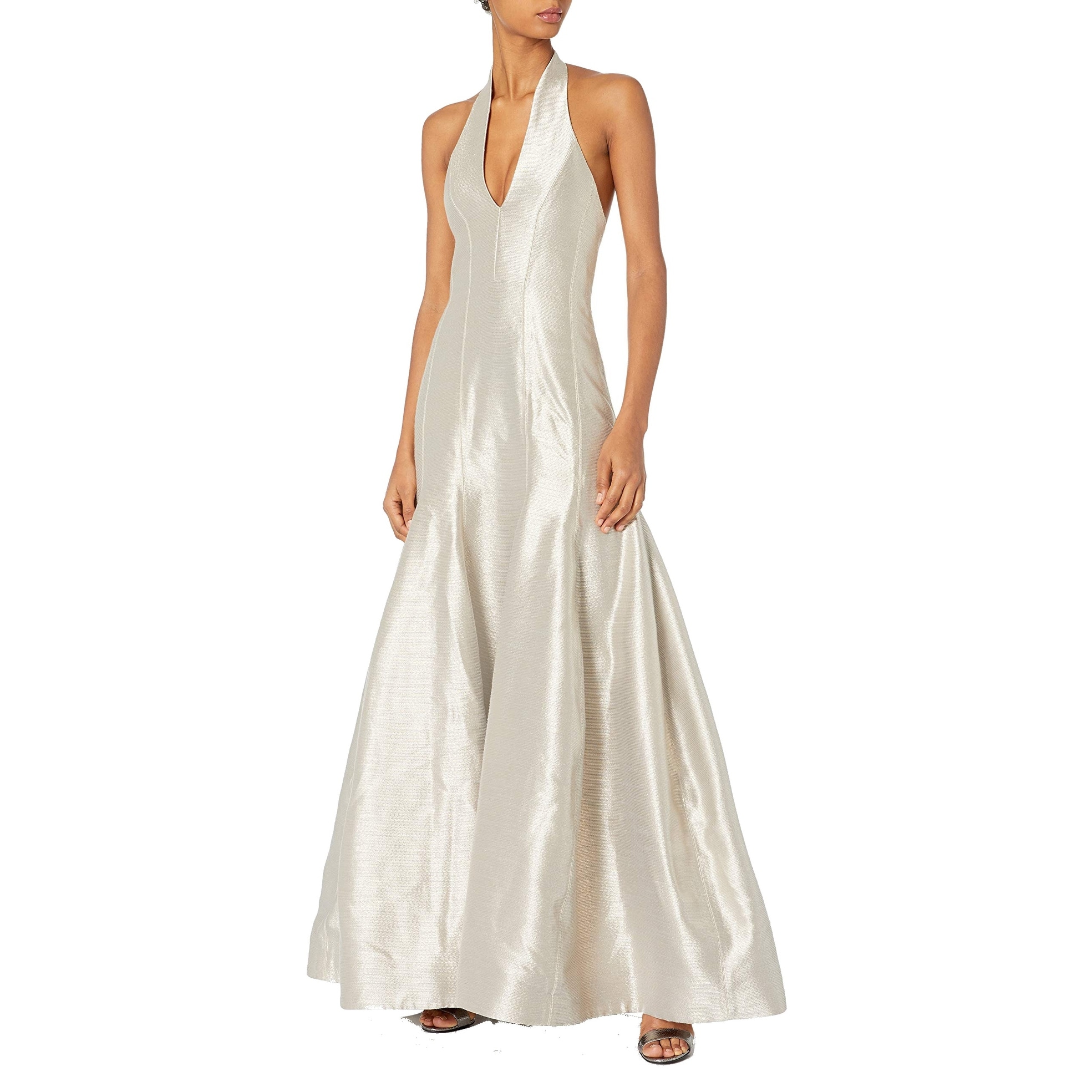 Halston Heritage Halter Gown Top 