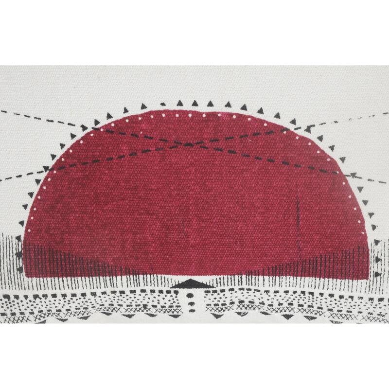 Sevita Reflective Sun Geometric Throw Pillow