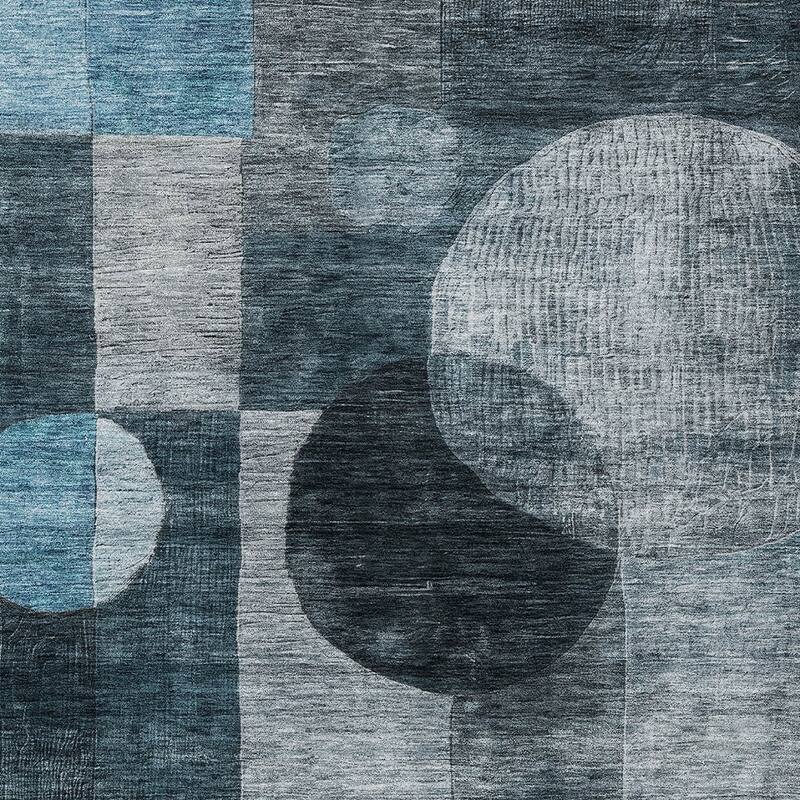 HomeRoots Geometric Transitional Rectangle Outdoor Rug