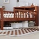 preview thumbnail 13 of 34, Twin Size Bed with Headboard Storage Rack, Two Under-Bed Drawers, Three-Side Guardrails for Safety and Security,White