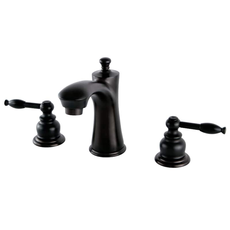 Kingston Brass Knight 1.2 GPM Widespread Bathroom Faucet with Pop-Up - Oil Rubbed Bronze
