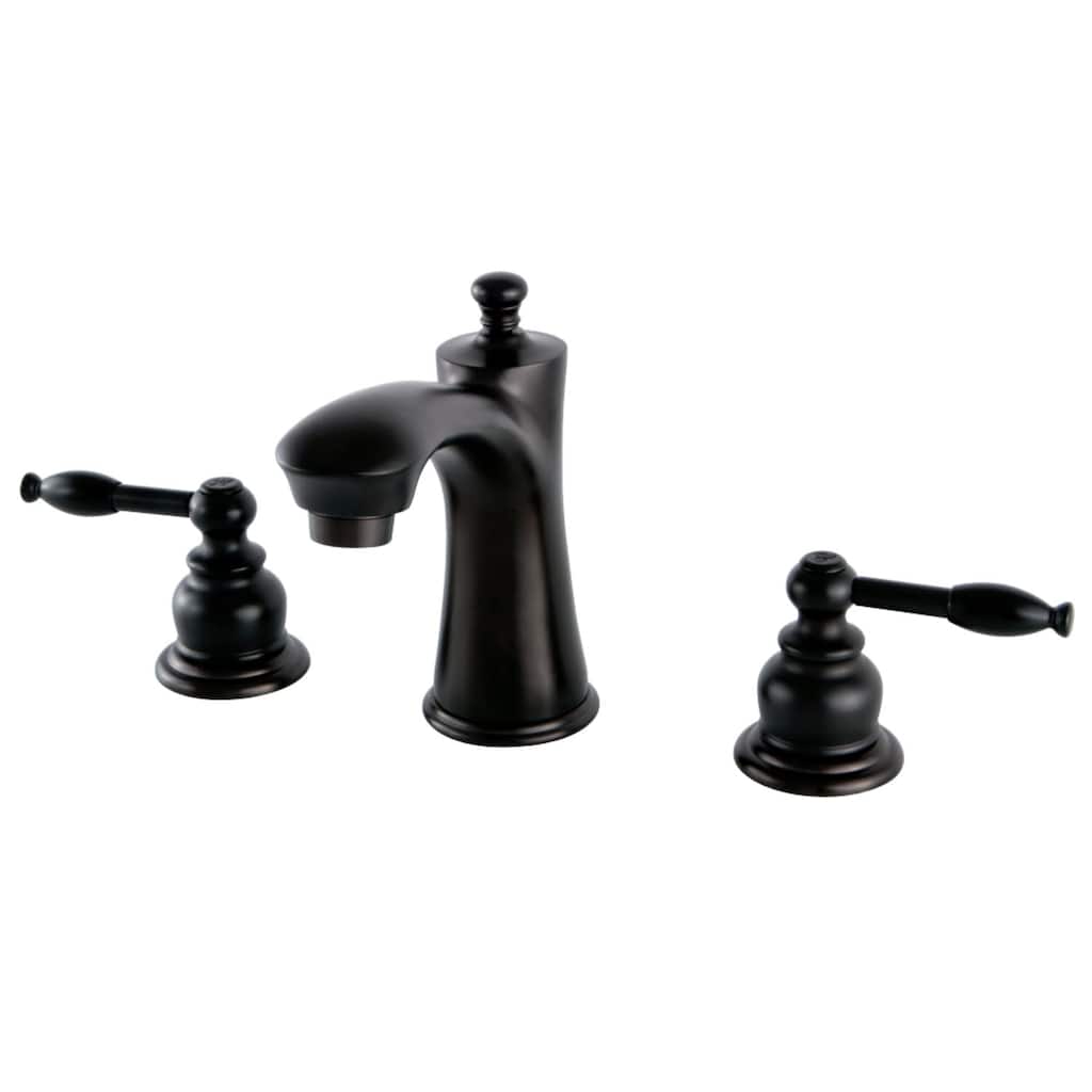 Kingston Brass Knight 1.2 GPM Widespread Bathroom Faucet with Pop-Up