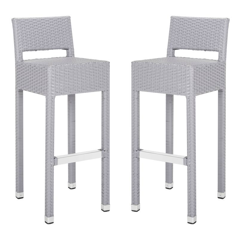SAFAVIEH Noreta Indoor/ Outdoor 30-inch Stacking Counter Stool - 13Wx18Dx38H