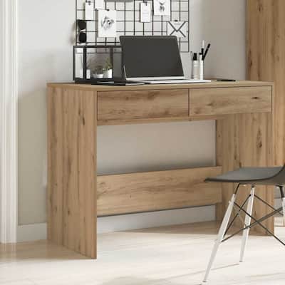vidaXL Desk Artisan oak Engineered wood Medium Desk Rectangular