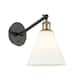 Option Black Antique Brass / Matte White