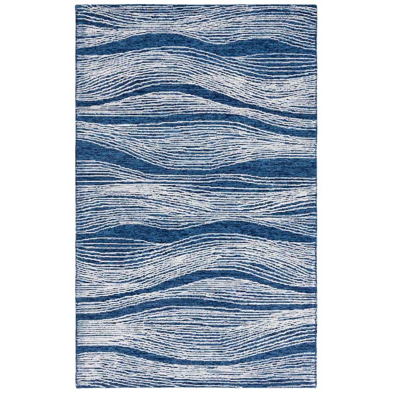 SAFAVIEH Handmade Metro Annarosa Modern Abstract Wool Rug