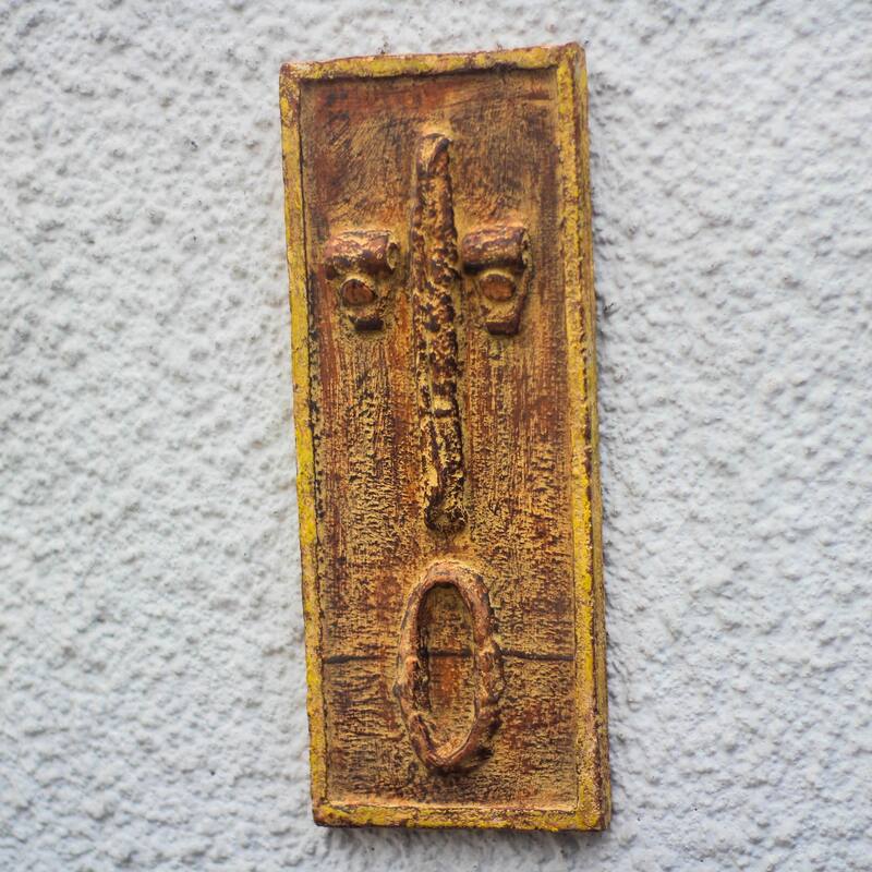 Novica Handmade Fine Face Wood Relief Panel