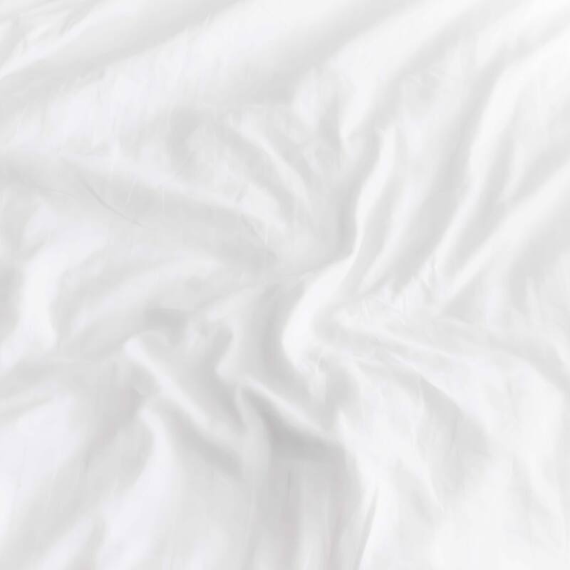 Cotton Blend Hotel Quality White Flat Bed Sheet Set of 12 by Superior