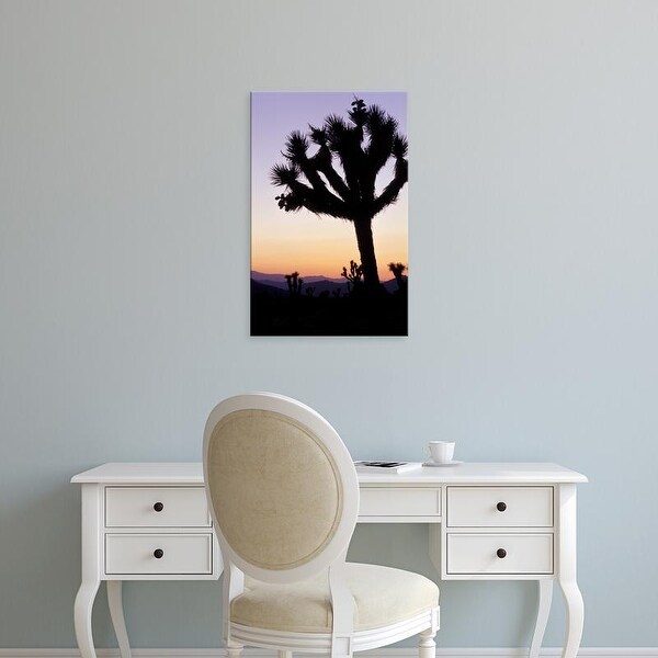 Easy Art Prints Julie Bendlin's 'Joshua Tree At Twilight' Premium Canvas Art