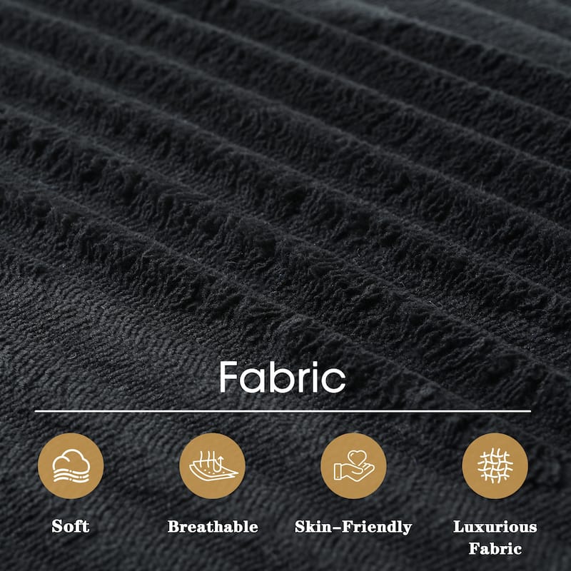 GDFStudio - Polyester 1-Seater 28.3" Chaise Lounge with Tufted Back and Arm