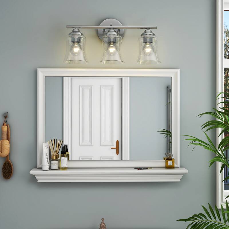 Modern Farmhouse 3-Light Bathroom Vanity Light - 17.68"x6.54"x9.41"