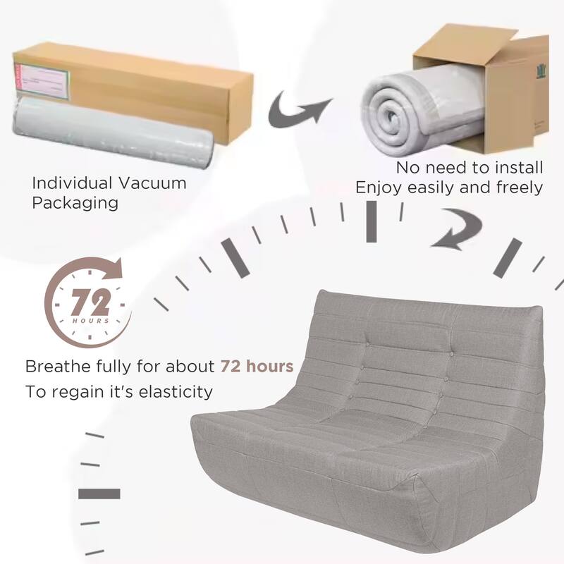 Bean Bag Chairs for Adults Memory Foam BeanBag Chair Big Bean Bag Sofa, Fireside Beanbags Lazy Sofa for Living Room