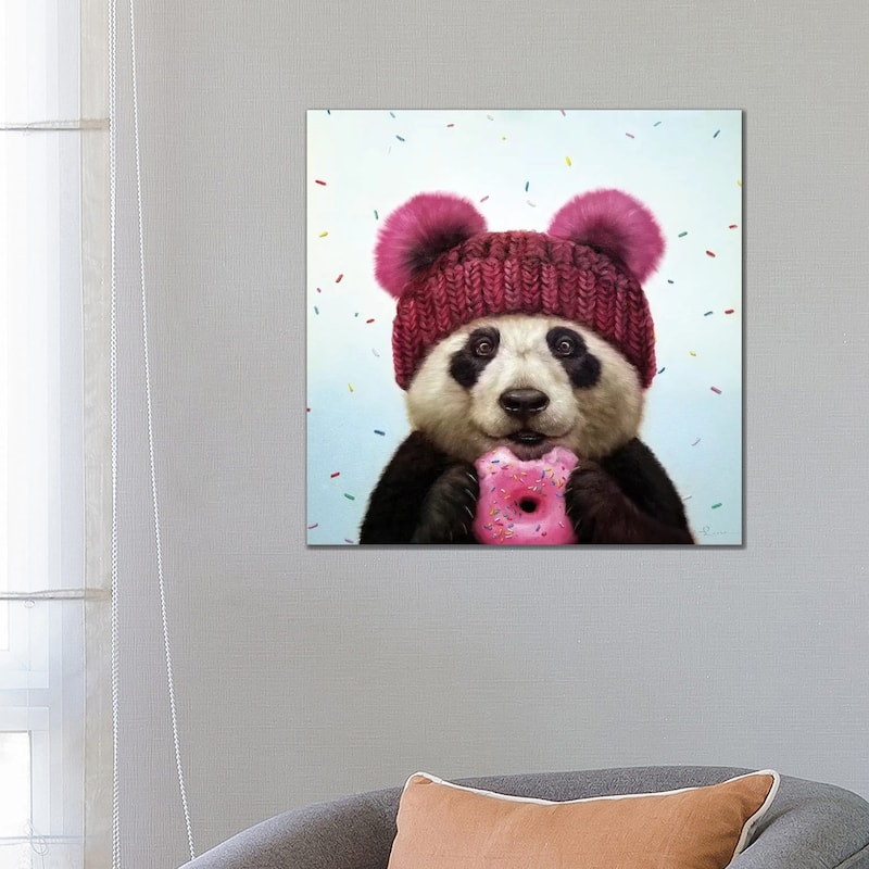 iCanvas "First Bite" by Lucia Heffernan Canvas Print - 26x26x1.5