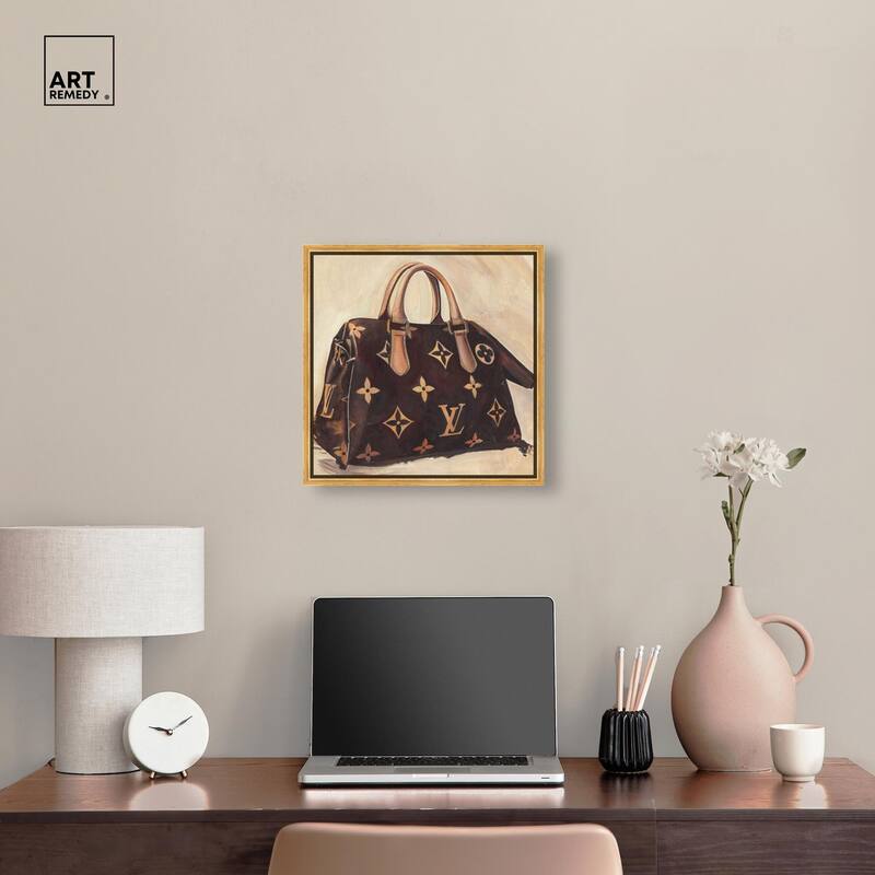 Doll Memories Majestic Monogram Canvas by Art Remedy