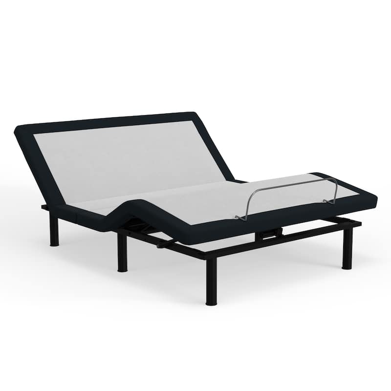 Full Size Metal Adjustable Platform Bed Base with Massage, USB Ports, LED Night Light & Wireless Remote
