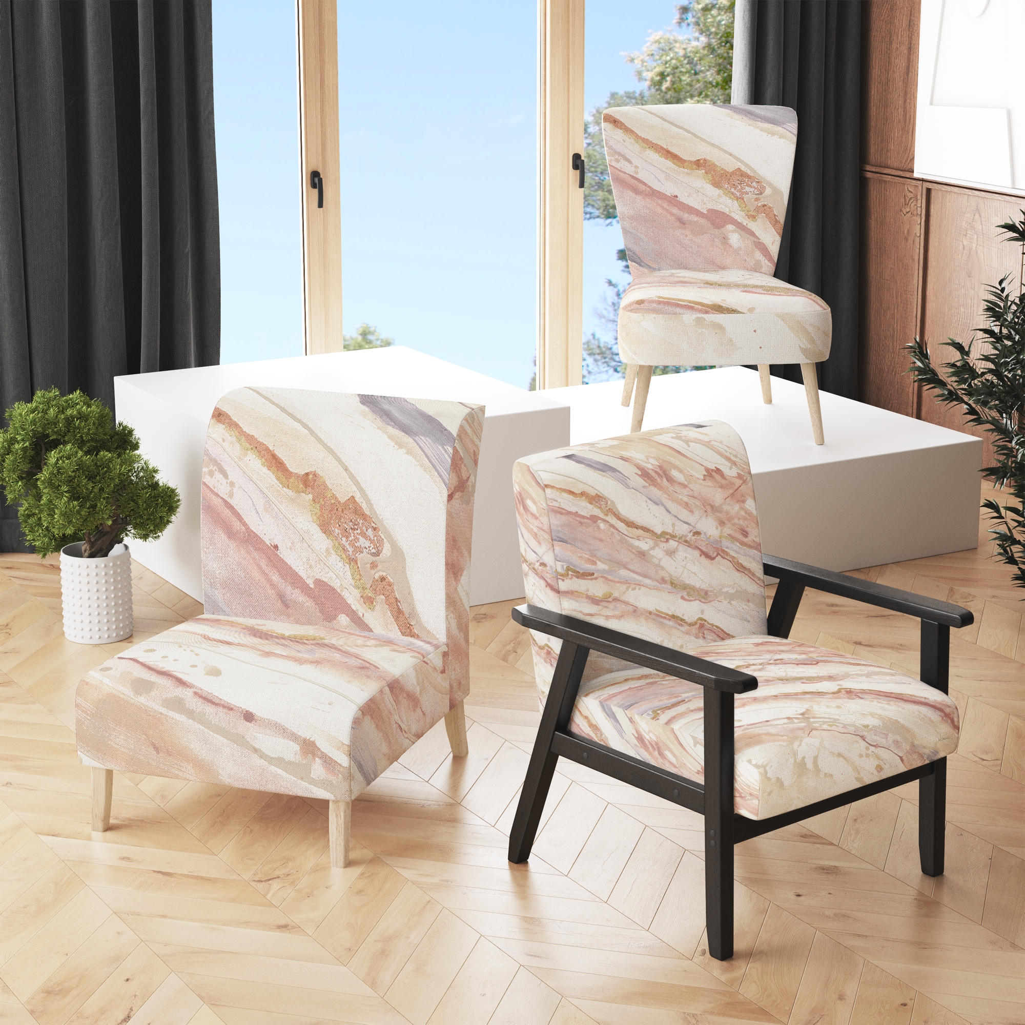 Copper hot sale accent chair