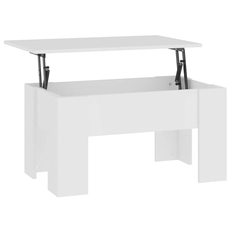 vidaXL Coffee Table Lift Top End Table Accent Side Sofa Table Engineered Wood - 31.1" x 19.3" x 16.1"