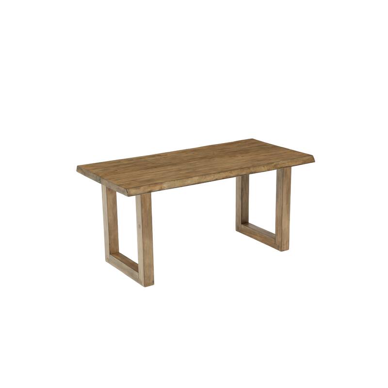 63" Solid Wood Home Office Desk