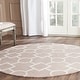 preview thumbnail 13 of 82, SAFAVIEH Handmade Cambridge Tula Modern Moroccan Wool Rug 6' Round - Beige/Ivory - Round