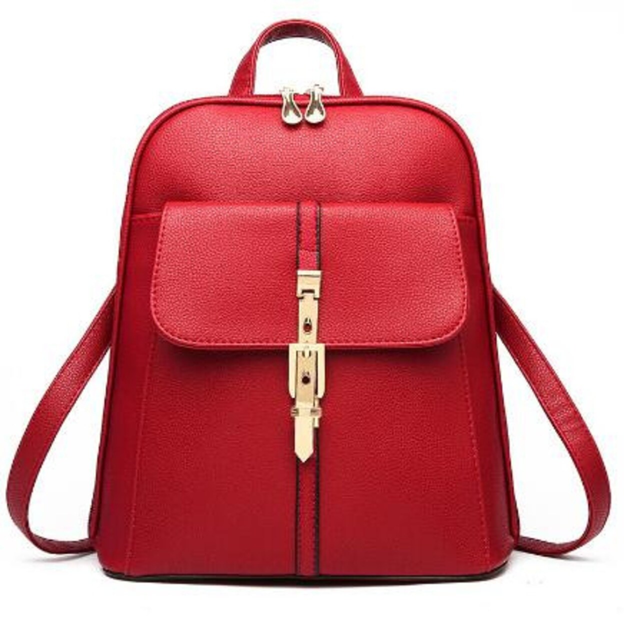 ladies red backpack