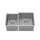 preview thumbnail 2 of 7, Karran Elite Undermount Stainless Steel 33 in. 16-Gauge Double Bowl KItchen Sink Kit