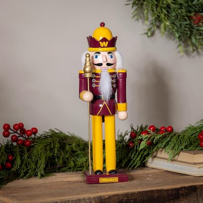 Nutcracker Statue, Washington Commanders - 4.92''W x 4.53''H x 13.78