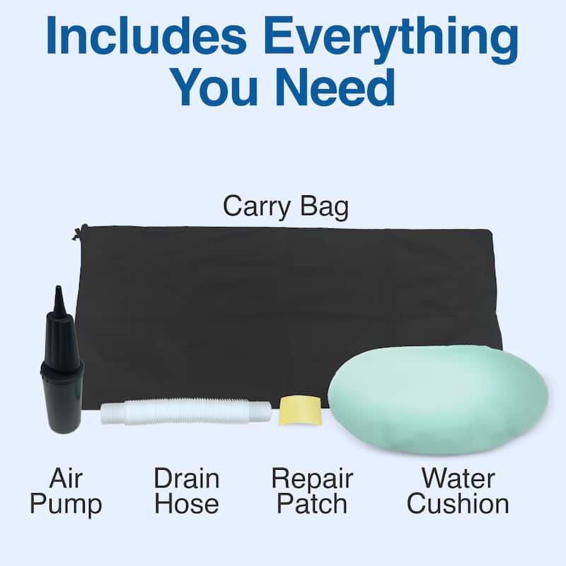 ALEKO Inflatable Cold Ice Plunge Portable Bath 31.5" x 31.5" Tub with Cover