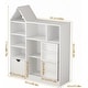 preview thumbnail 2 of 3, Kids Toy Storage Organizer & Bookshelf with Movable Drawers