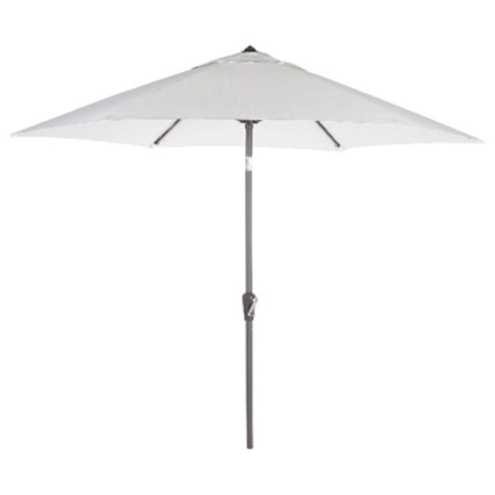 Living Accents Milton 9 ft. Tiltable Canvas Patio Umbrella