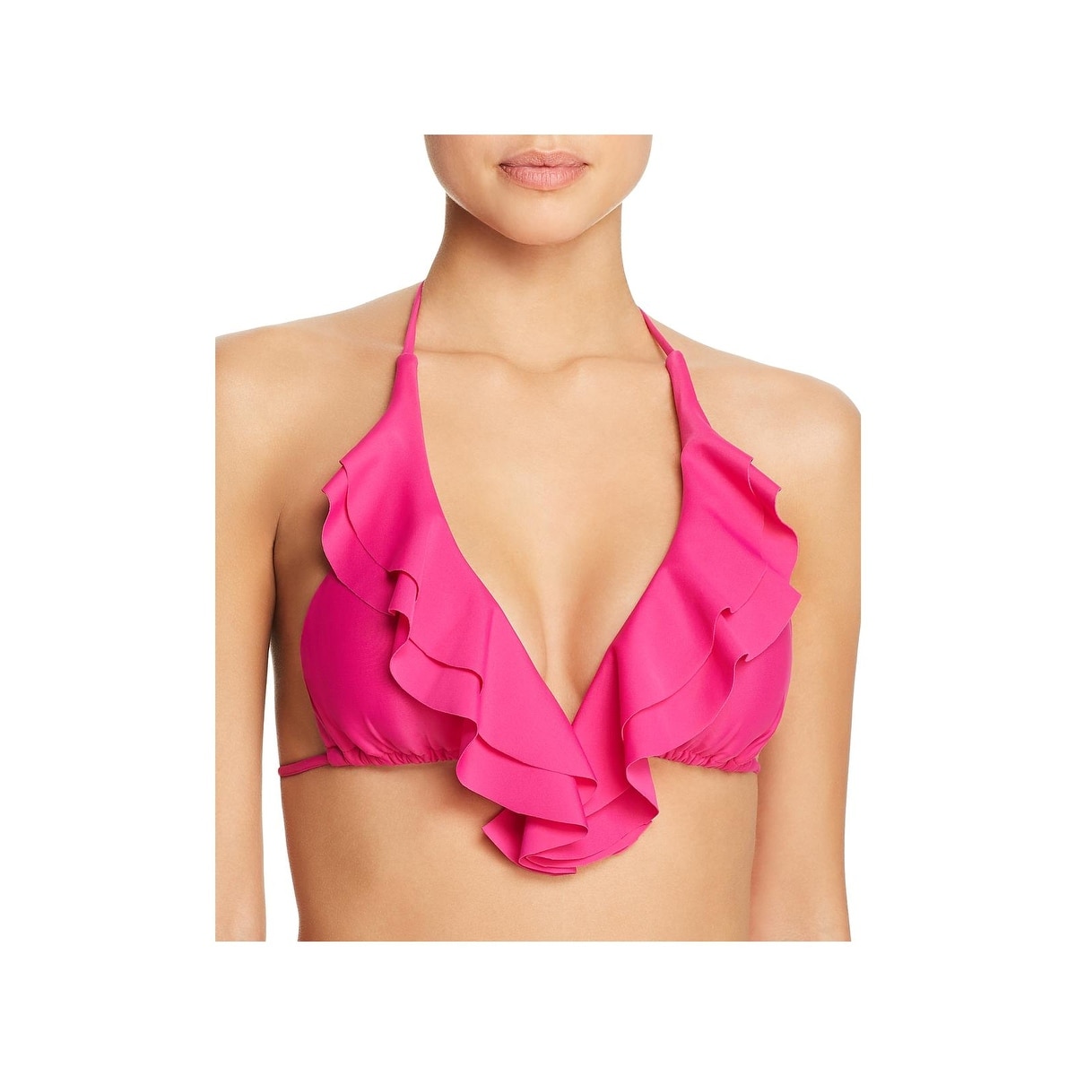 womens ruffle bikini top