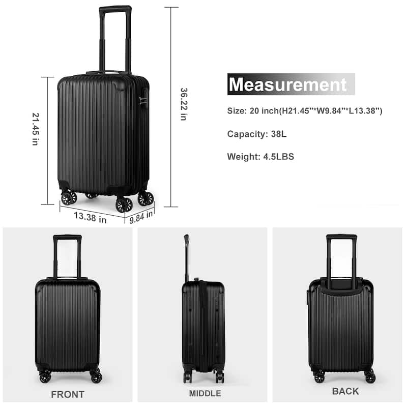 20 inch Hardside Carry on Luggage